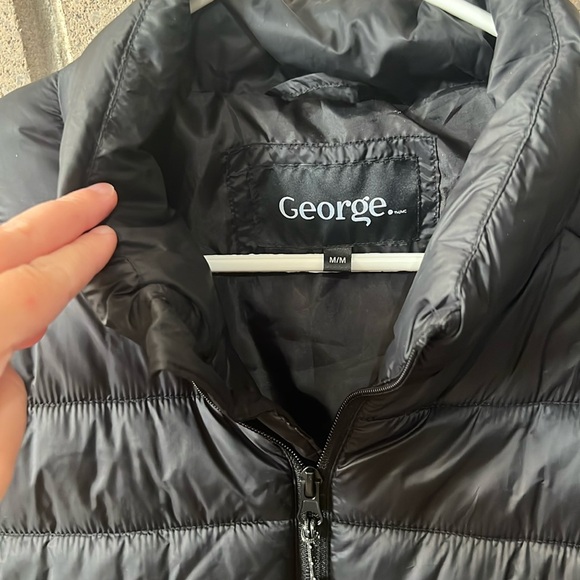 Black Lightweight Puffer Coat - Picture 2 of 5